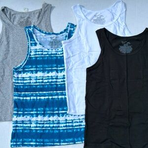 NEW Boys 4 pack Hanes Ultimate Stretch Tanks